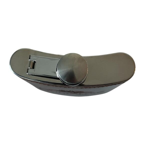 Crown Royal Brown Leather Flask - Picture 3 of 5